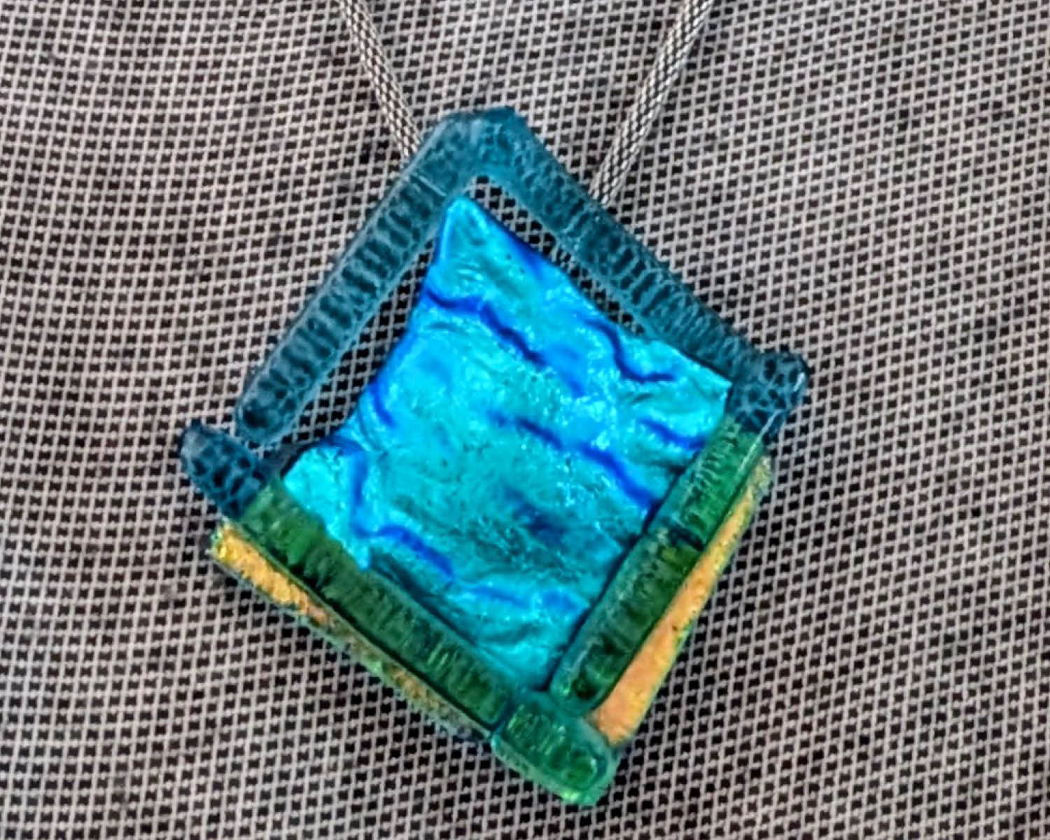 artisan fused glass jewelry